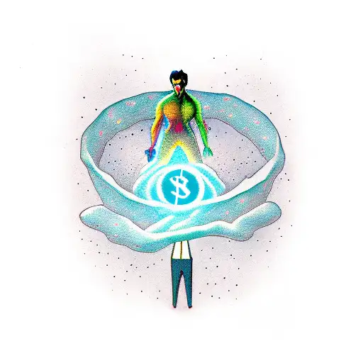 Alone Man In The Dark Symbol