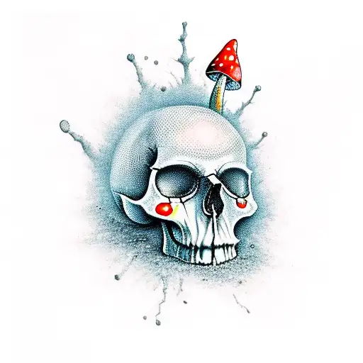 Amanita Muscaria Skull