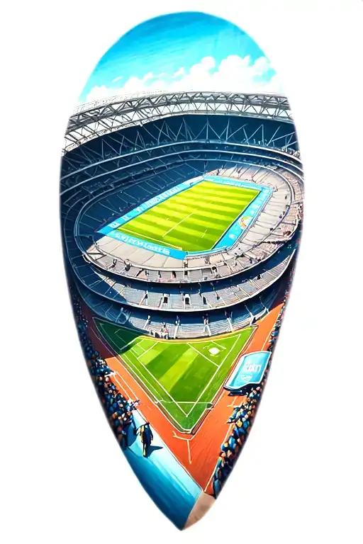 Manchester City Stadium Scene