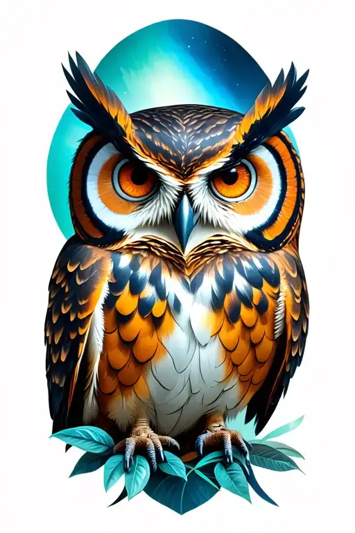 Owl With Eye Inside