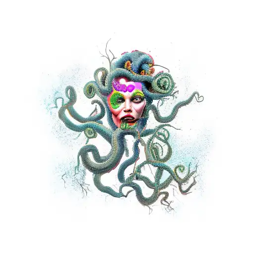 Fighting And Sexy Medusa