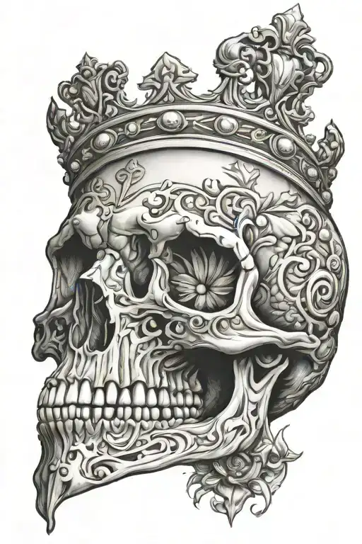 Crown Aries Skull