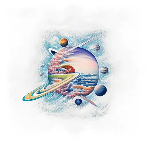 Outer Space Into The Ocean