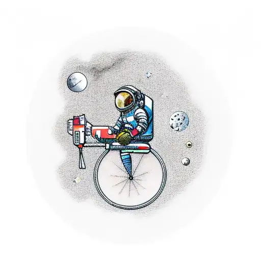 Cycling Astronaut