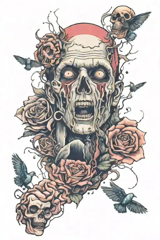 Pretty Horror Movie Scene