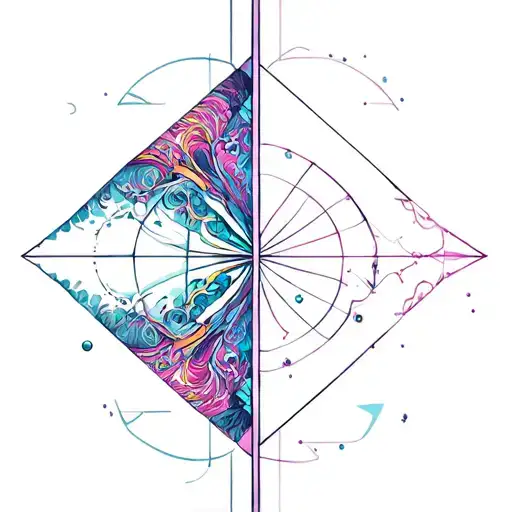 Gemini And Aquarius Patern Geometrical