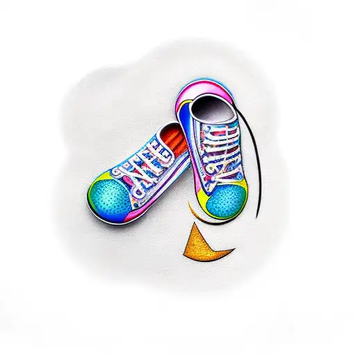 Baby Foot With The Name Amiyah Above It