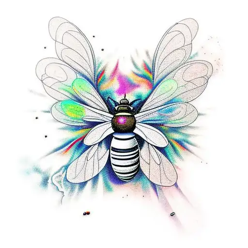 Psychedelic Honeybee