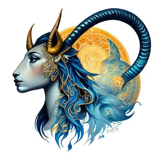 Virgo And Capricorn Mix Betwen The Symbols