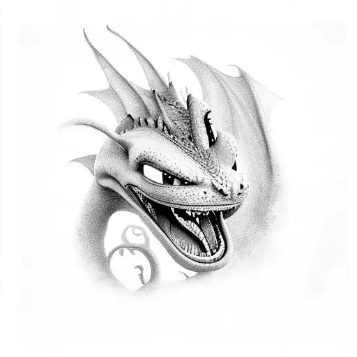 Tootless The Dragon From How To Train Your Dragon