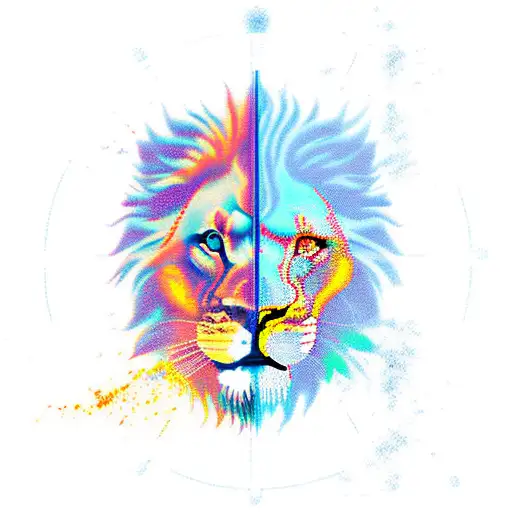 Battle Lion With Clock