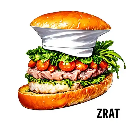 Zrat Cheff Culinary Vagies Realism Style Tattoo Featuring