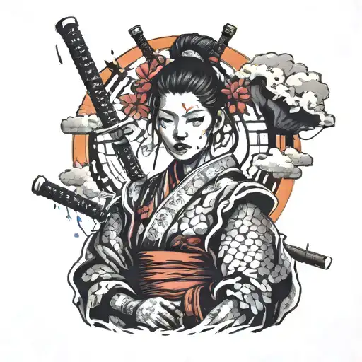 Damaged Samurai Girl Crippled By Addiction To Pills And Amphetamines