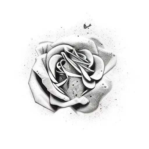 Black Roses Growing From A Blood Trail