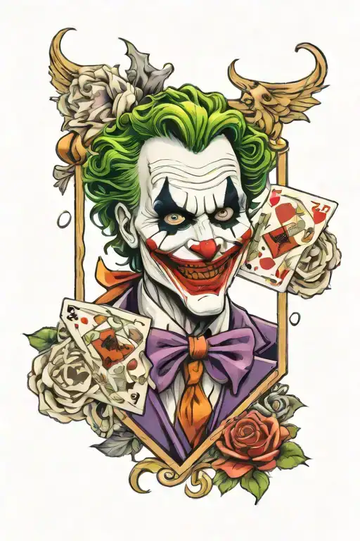 Joker Card With The Joker