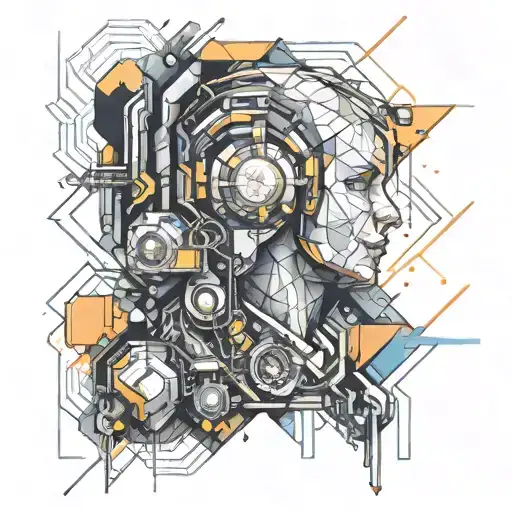 Cyberpunk Geometric