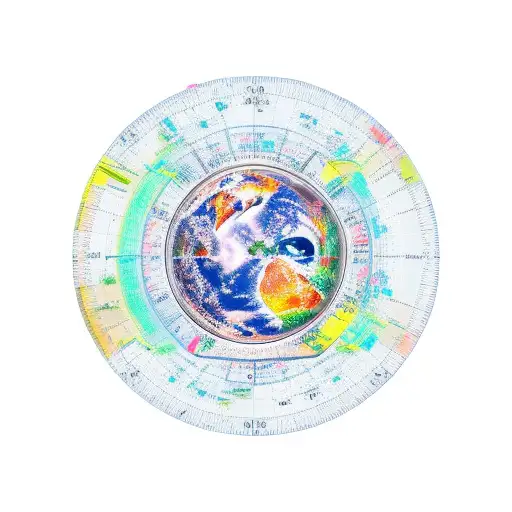 Coordinates 55W 54 E