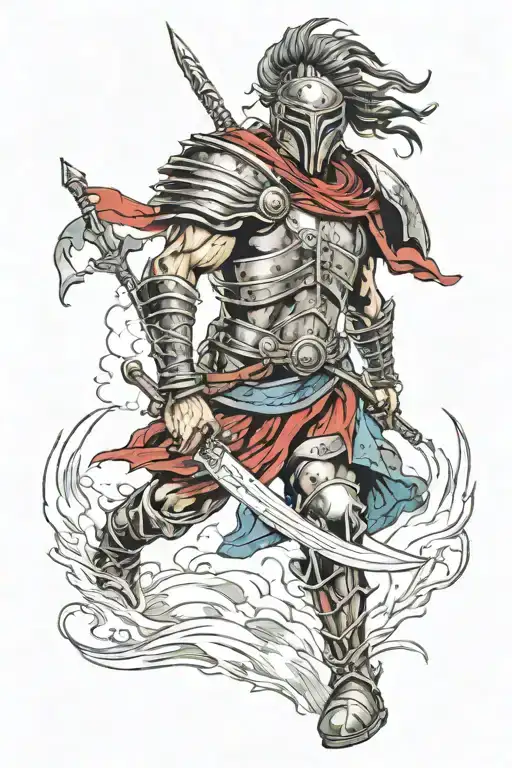 A Warrior Who Is The Last Hope In Battle