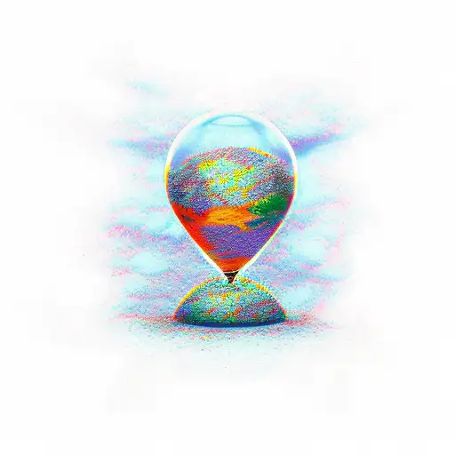 Glitchy Hourglass