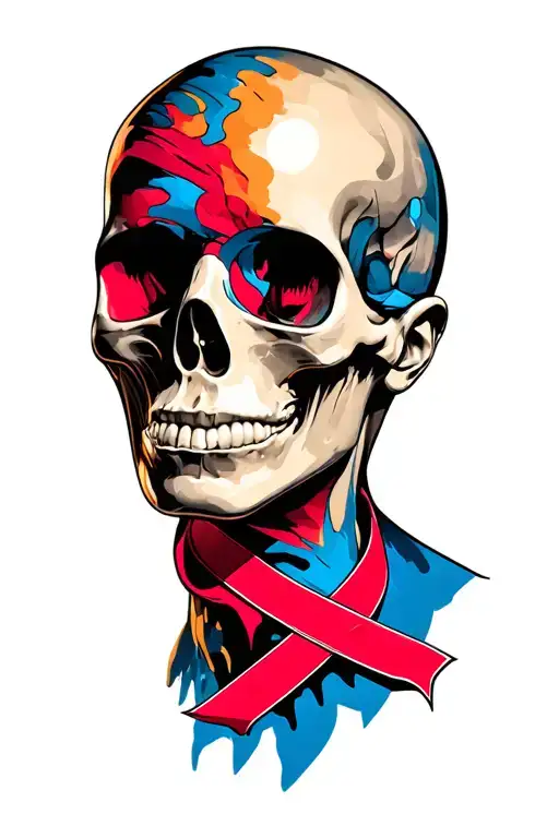 Head And Neck Cancer Ribbon