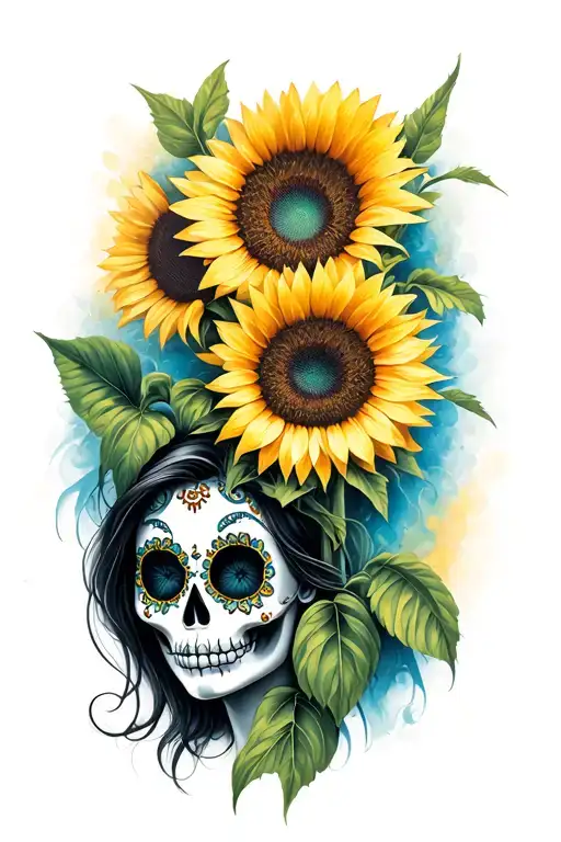 Sunflower And Catrina