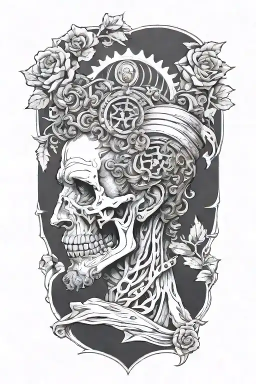 Marcus Aurelius And Skull