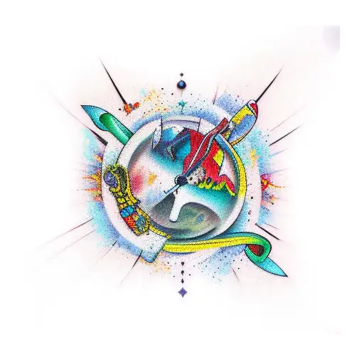 Western Style Forearm Tattos