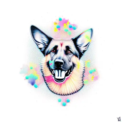 German Sheppard Bubble Gum