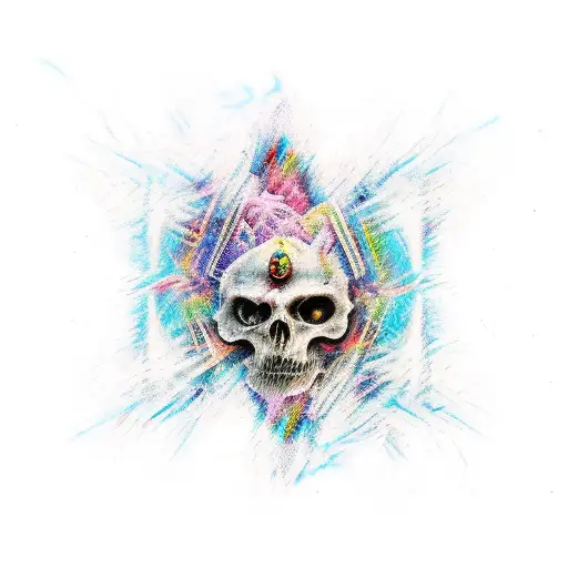 Abstract Metal Music