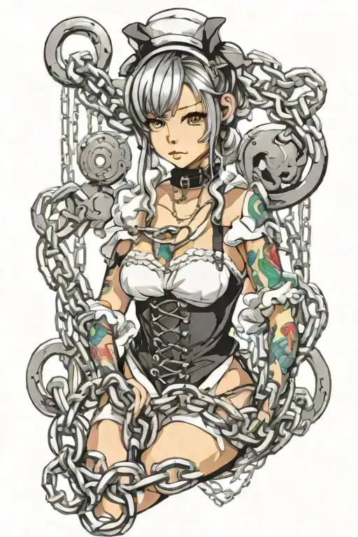 Hentai Maid Girl In Chains