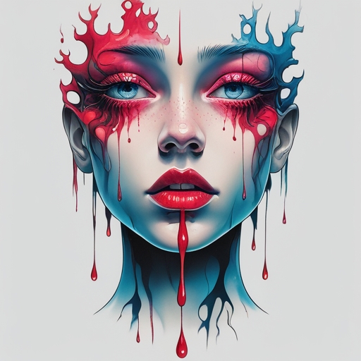 Crimson Tears Tattoo idea