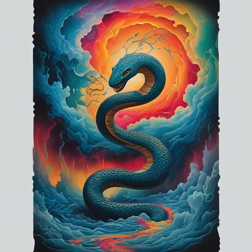 Sacred Storm of the Serpent’s Path Tattoo idea