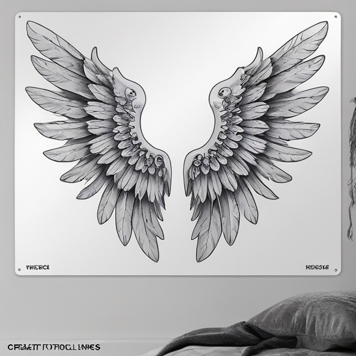 Ethereal Wings Tattoo idea