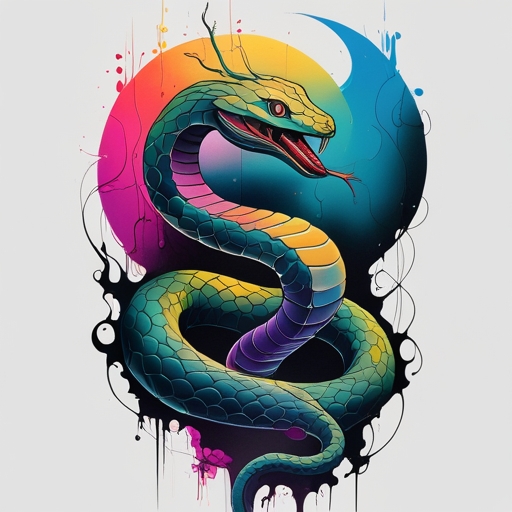 Eternal Serpent’s Radiance Tattoo idea