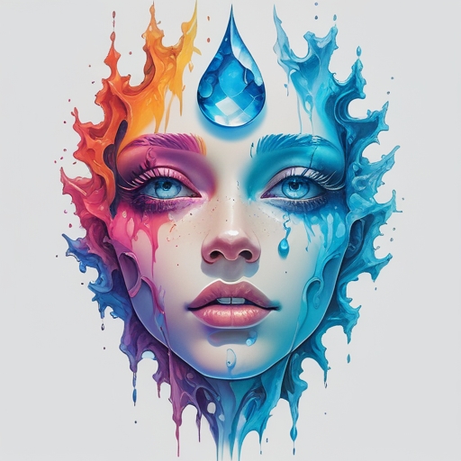 Frozen Tears of Love Tattoo idea