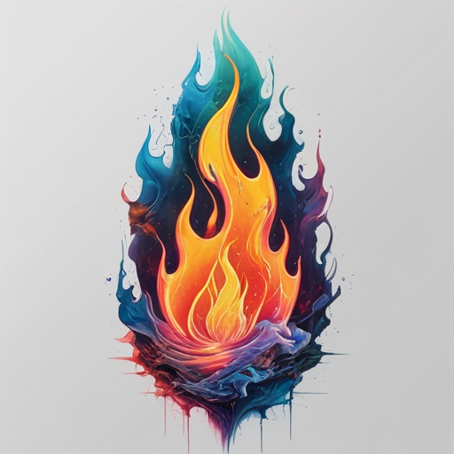 Cleansing Flame Tattoo idea