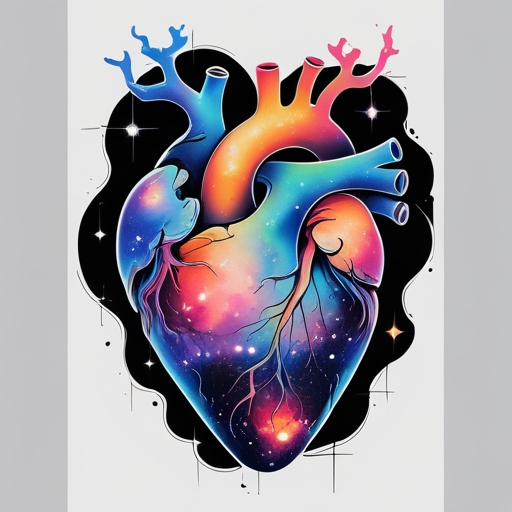 Galactic Heart Tattoo idea