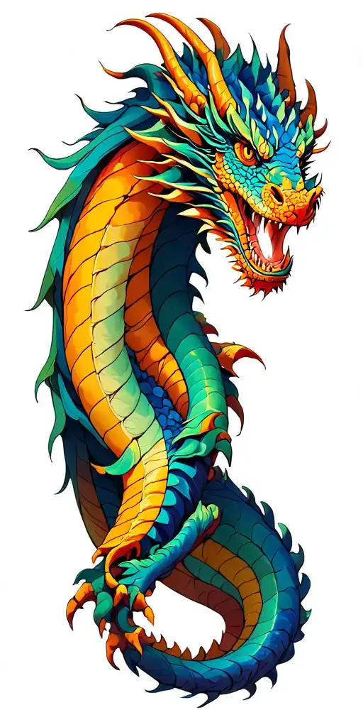 Dragons Wrap Around Arm