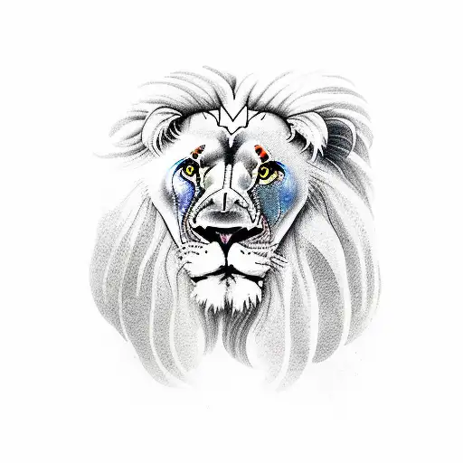 Lion With Wide Wings