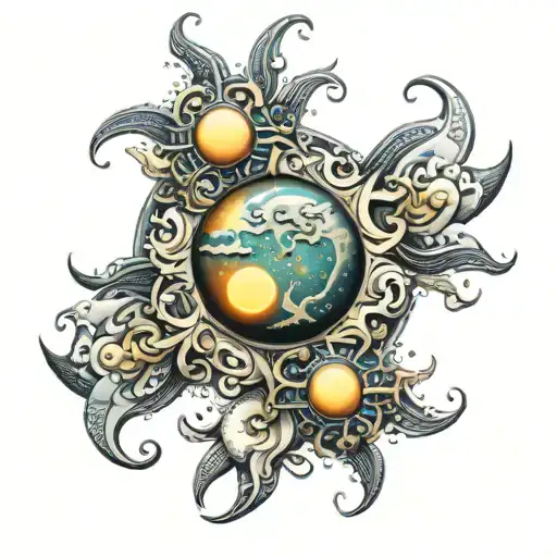 Sun And Moon Simi Colon