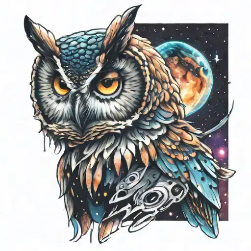 Owl In Space