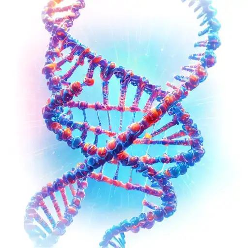 Dna Helix Representing Multiple Scerosis