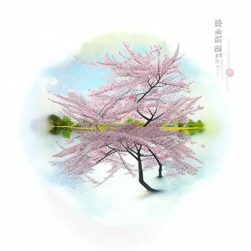 Cherry Blossom And One Side Love