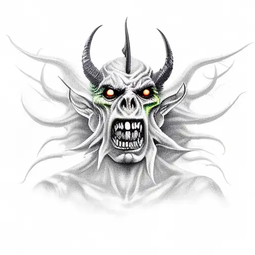 Scary Devil With A Height Of 10Cm