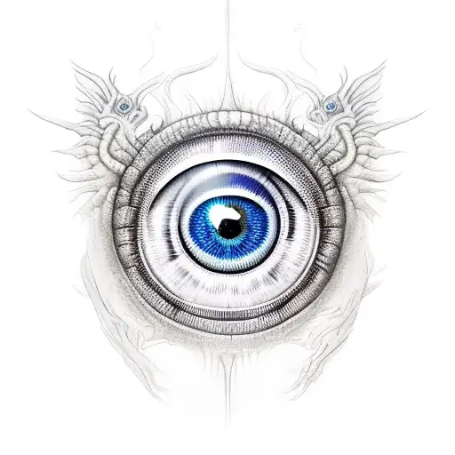 Detailed Dragon Eye