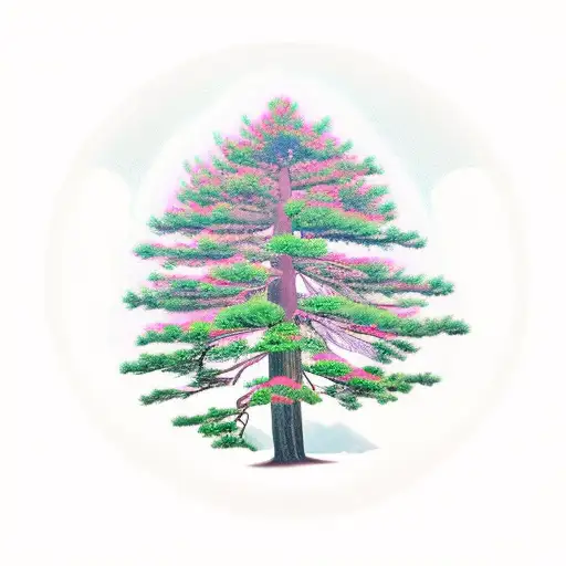 Pine Tree In Shape Of North Carolina