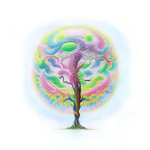 Tree Of Life And Serpennt