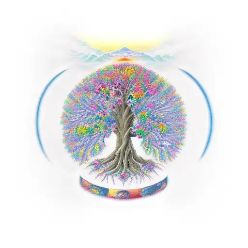 Tree Of Life And Oroborus