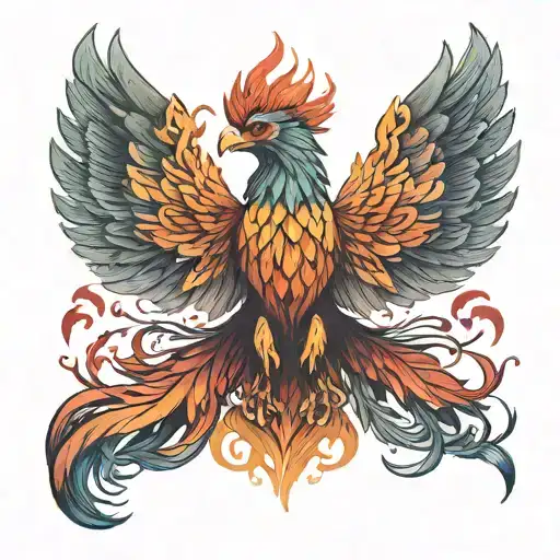 Phoenix Rising Detailed Realistic
