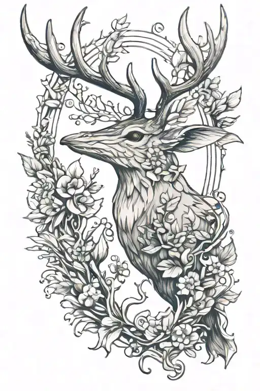 Hummingbird Deer Antlers